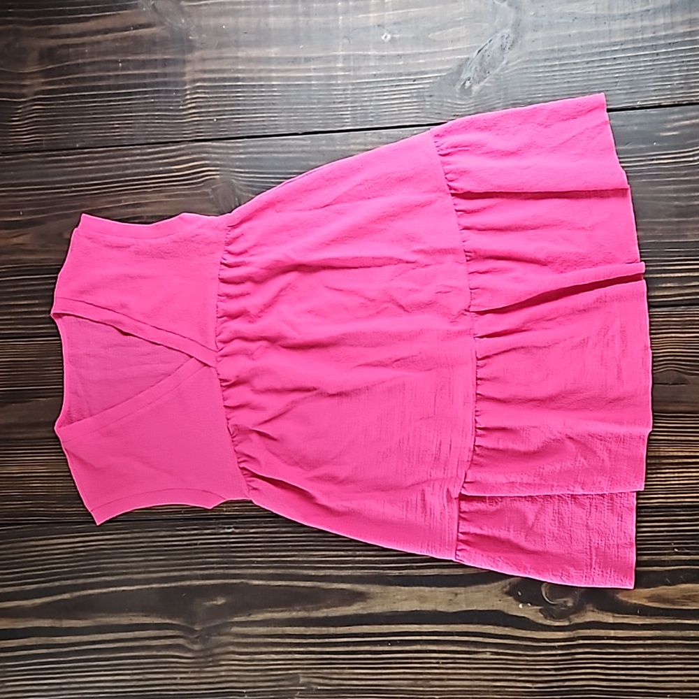 RUFFLED HEM SMOCK DRESS - Picture 3 of 9